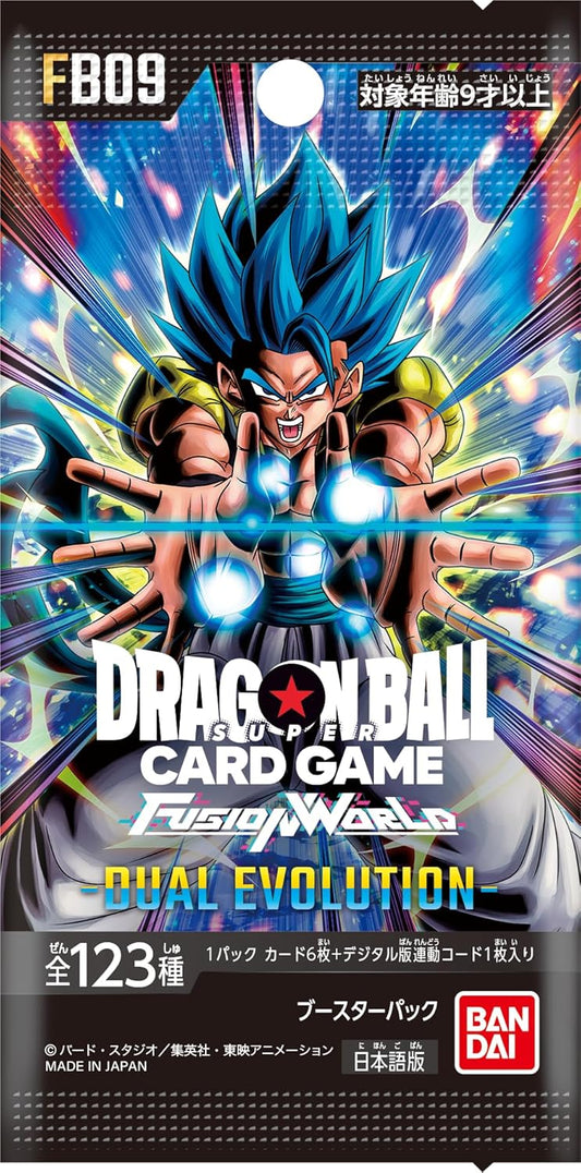 (Japanese) Dragon Ball Super Fusion World TCG: Dual Evolution FB09 Booster Pack