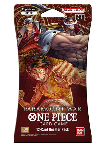 One Piece TCG OP-02 Paramount War Sleeved Booster Pack