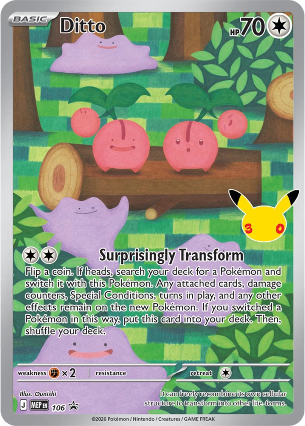 [PREORDER SHIP BY 11/6/26] Pokémon TCG: 30th Celebration: Ditto Premium Collection