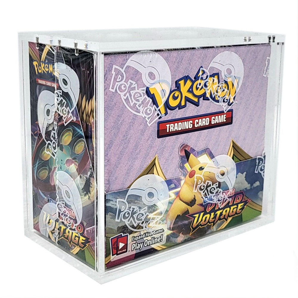 Premium Pokémon Booster Box Protective Display Acrylic Case Version 2