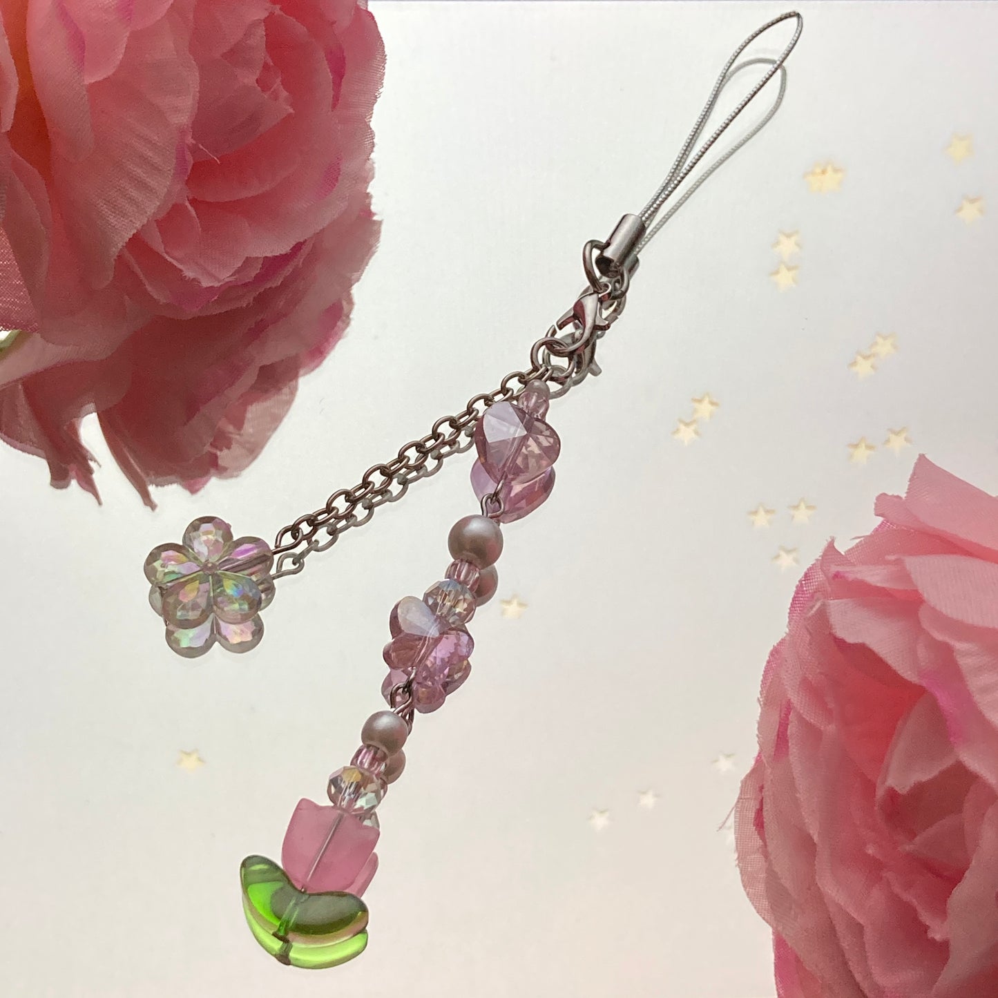 Spring Tulip Trading Card Binder Charm