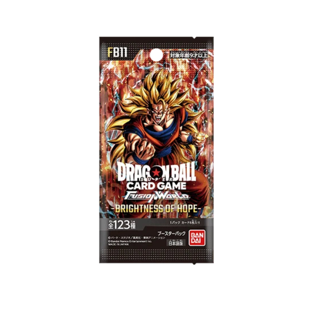 (Japanese) Dragon Ball Super Fusion World TCG: Brightness of Hope FB11 Booster Pack