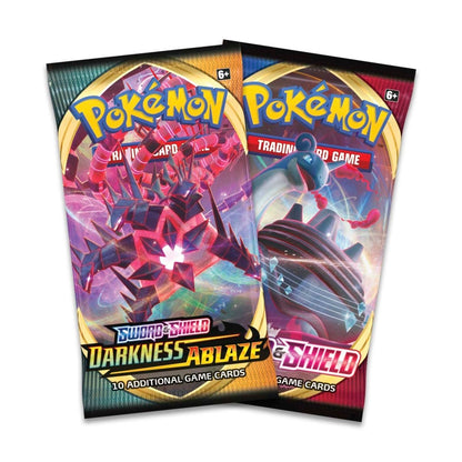 Pokémon TCG: Sword & Shield-Darkness Ablaze Booster Pack with Bonus Sword & Shield Booster Pack