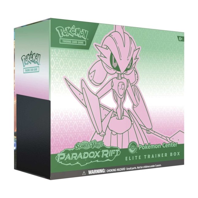 Pokémon TCG Scarlet & Violet - Paradox Rift Elite Trainer Box (Iron Valiant) (Pokemon Center Version)