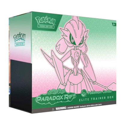 Pokémon TCG Scarlet & Violet - Paradox Rift Elite Trainer Box (Iron Valiant) (Pokemon Center Version)