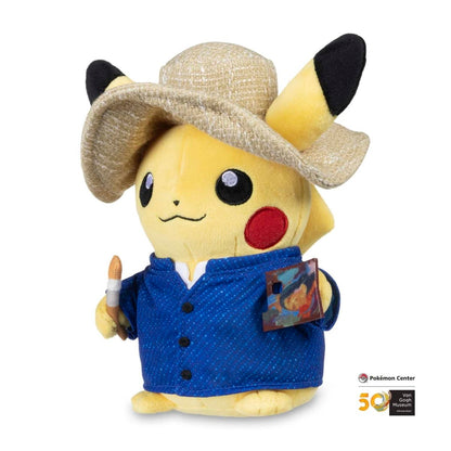 Pokémon Center × Van Gogh Museum: Pikachu Plush - 7 ¾ In.