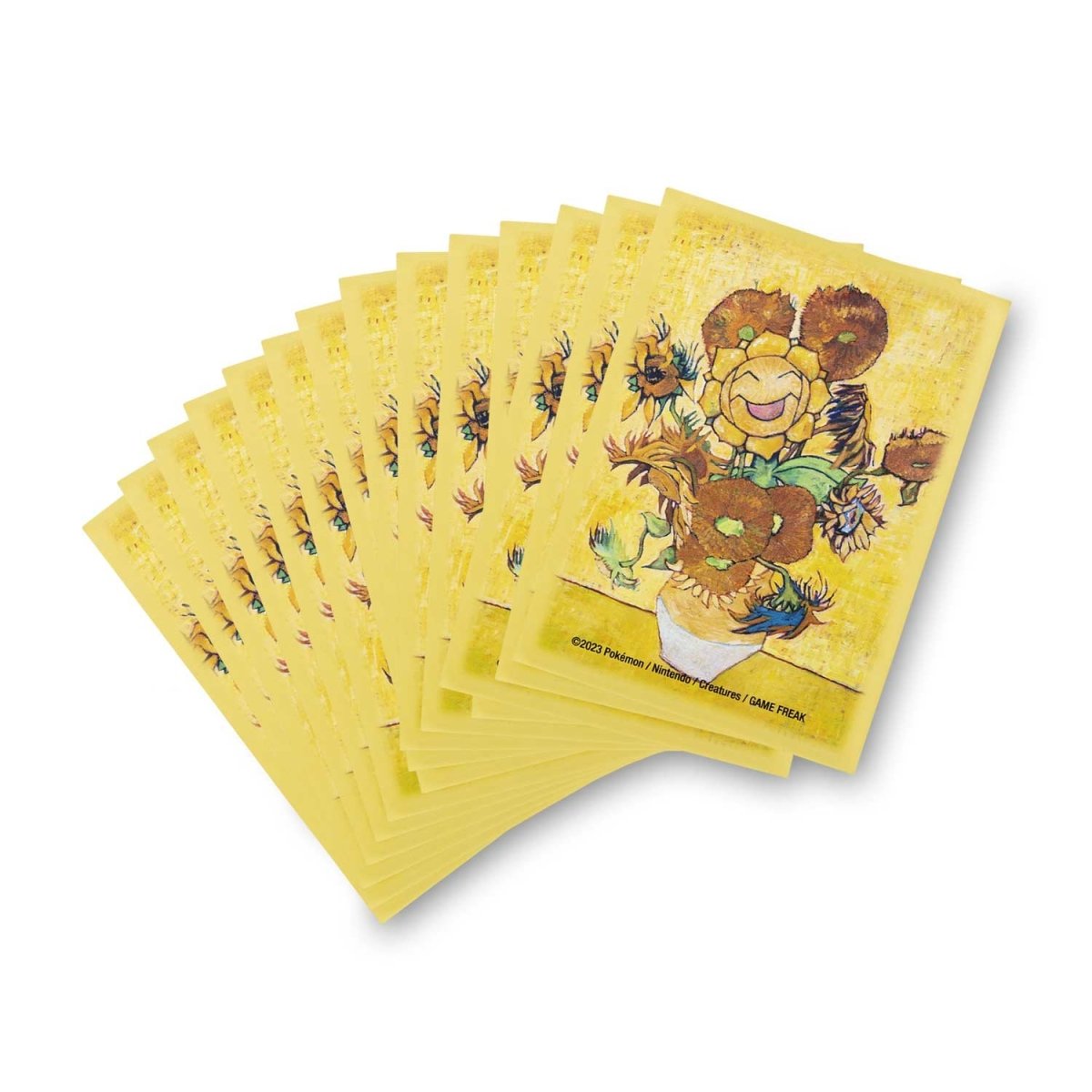 Pokémon Center × Van Gogh Museum: Sunflora Inspired by Sunflowers Card Sleeves (65 Sleeves)