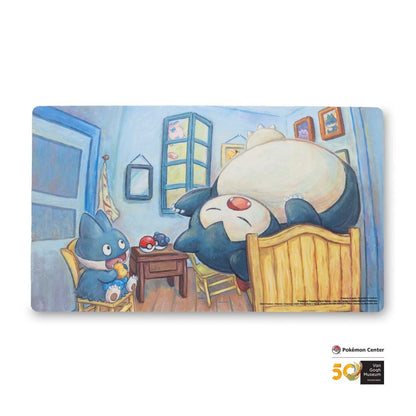 Pokémon Center × Van Gogh Museum: Munchlax & Snorlax Inspired by The Bedroom Playmat