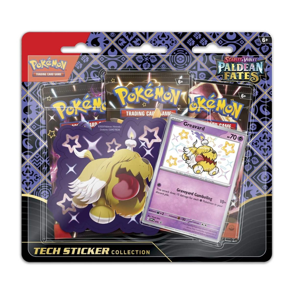 Pokémon TCG: Paldean Fates Tech Sticker Collection (Select Variant)