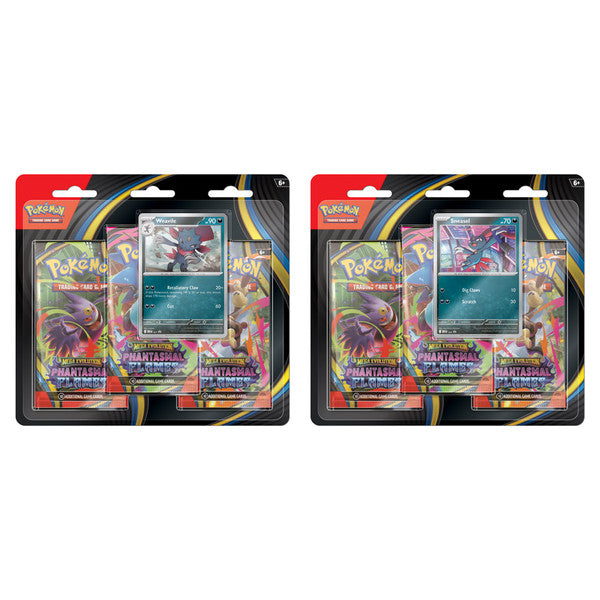 [PREORDER SHIP BY 11/14/25] Pokémon TCG: Mega Evolution 2: Phantasmal Flames: 3-Booster Blister