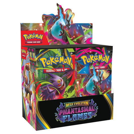 [PREORDER SHIP BY 11/14/25] Pokémon TCG: Mega Evolution 2: Phantasmal Flames: Booster Box