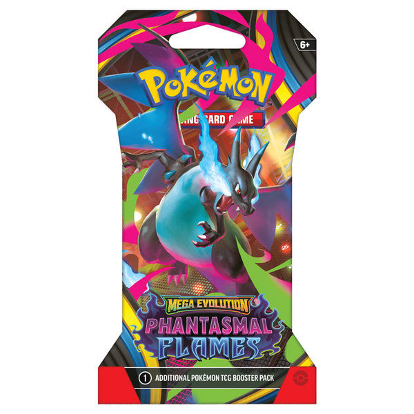 [PREORDER SHIP BY 11/14/25] Pokémon TCG: Mega Evolution 2: Phantasmal Flames: Sleeved Booster