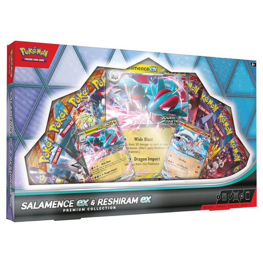 [PREORDER SHIP BY 10/24/25] Pokémon TCG: Salamence ex / Reshiram ex Premium Collection
