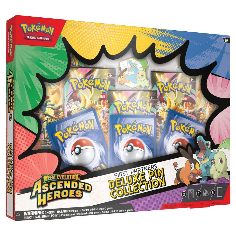 Pokémon TCG: Mega Evolution 2.5: Ascended Heroes: First Partners Deluxe Pin Collection