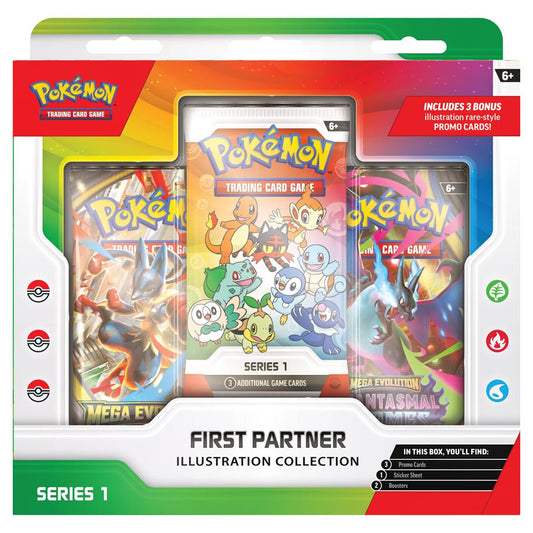[PREORDER SHIP BY 3/20/26] Pokémon TCG: First Partner Illustration Collection: Series 1