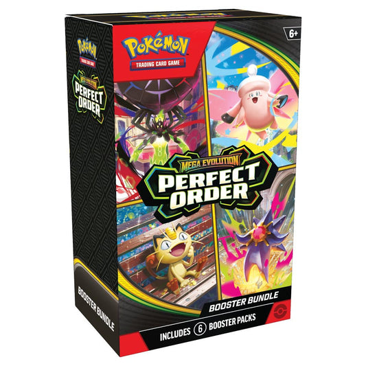 [PREORDER SHIP BY 3/27/26] Pokémon TCG: Mega Evolution 3: Perfect Order: Booster Bundle