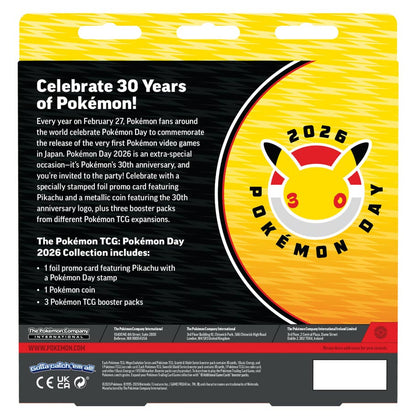 [PREORDER SHIP BY 1/30/26] Pokémon TCG: Pokémon Day 2026 Collection