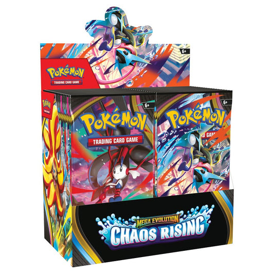 [PREORDER SHIP BY 5/22/26] Pokémon TCG: Mega Evolution 4: Chaos Rising: Booster Box