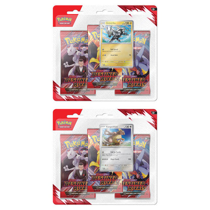 Pokémon TCG: Scarlet & Violet 10: Destined Rivals: 3-Booster Blister (Select Variant)