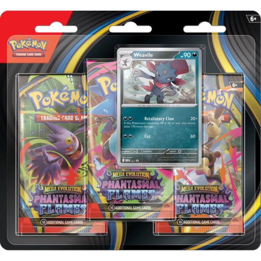 Pokémon TCG: Phantasmal Flames 3-Pack Blister (Random)