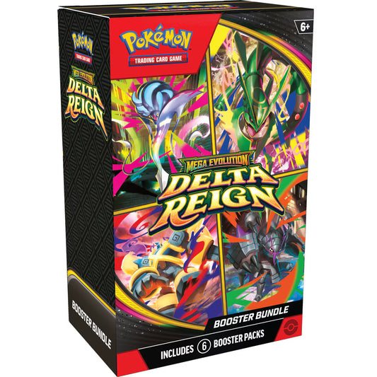 [PREORDER SHIP BY 11/6/26] Pokémon TCG: Mega Evolution 6: Delta Reign Booster Bundle