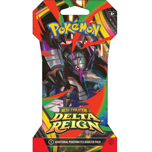 [PREORDER SHIP BY 11/6/26] Pokémon TCG: Mega Evolution 6: Delta Reign: Sleeved Booster Pack