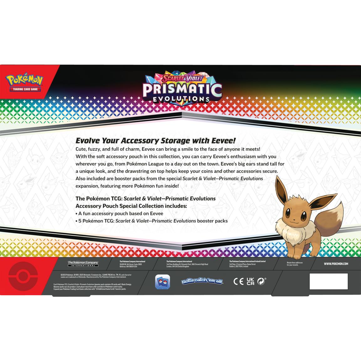 Pokémon TCG: Scarlet & Violet 8.5: Prismatic Evolutions: Accessory Pouch Special Collection
