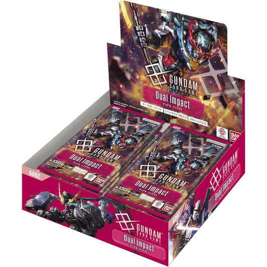 [PREORDER SHIP BY 11/3/25] (Japanese) Gundam TCG: Dual Impact Booster Box [GD02]