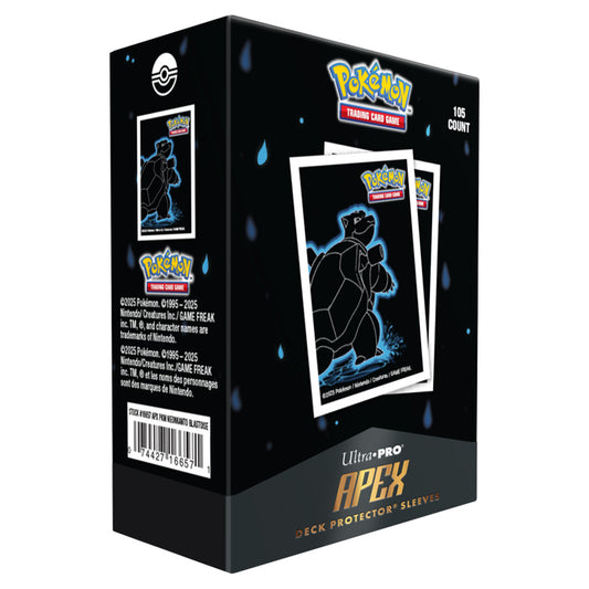 UItra Pro Deck Protector: Apex: Pokémon: Neon Kanto: Blastoise (105)