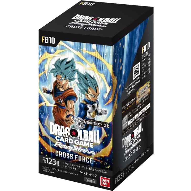 [PREORDER SHIP BY 6/22/26] (Japanese) Dragon Ball Super Fusion World TCG: Cross Force FB10 Booster Box