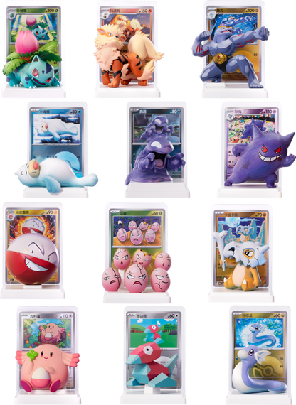 (S-Chinese) Pokémon TCG: 151 Figurine Dream Painting Collection Blind Box