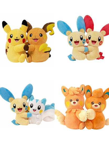 (S-Chinese) Pokémon TCG: Cheek-Rubbing Plush Toy Card Display Gift Box