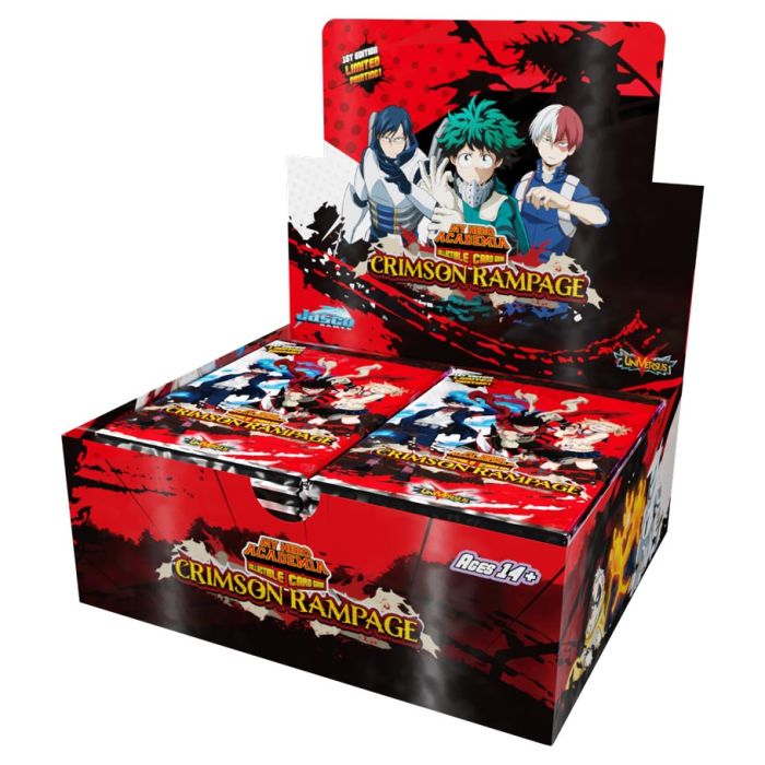 My Hero Academia CCG: Crimson Rampage: Series 2 Booster Display