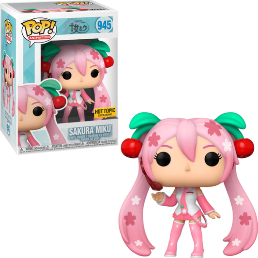 Funko Vocaloid Pop! Animation Hatsune Miku (Cherry Blossom) Vinyl Figure Hot Topic Exclusive