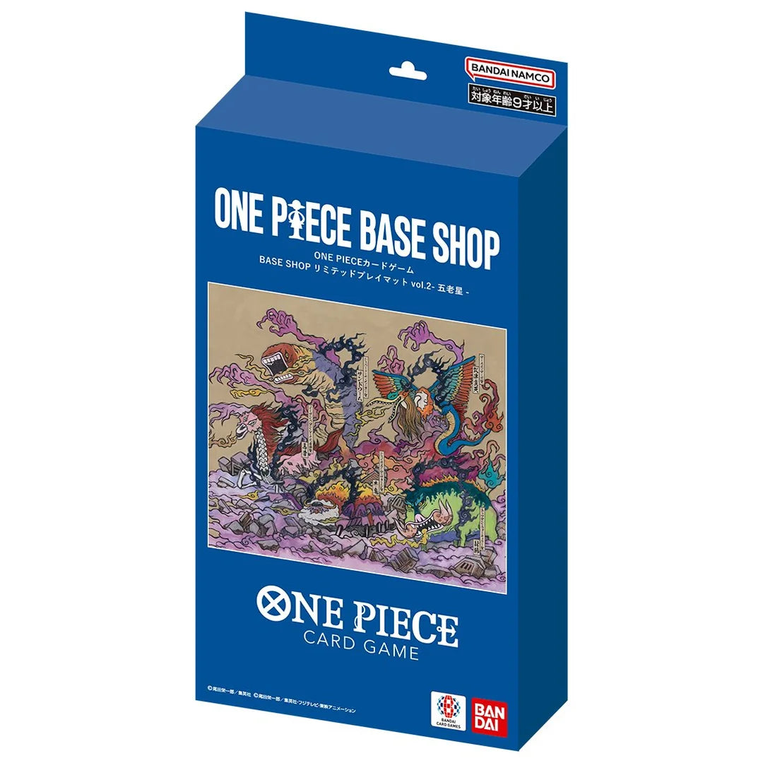 [PREORDER SHIP BY 8/5/26] (Japanese) One Piece TCG: Base Shop Limited Playmat Vol. 2 -The Five Elders-