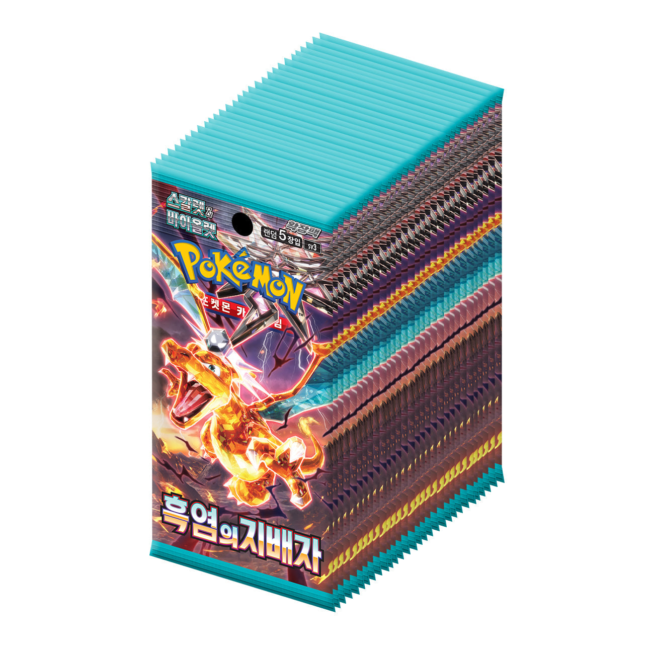 (Korean) Pokémon TCG: Ruler of the Black Flame Booster Pack