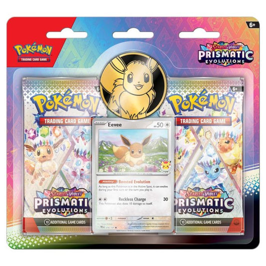 [PREORDER] Pokémon TCG: Scarlet & Violet 8.5: Prismatic Evolutions: 2-Booster Blister