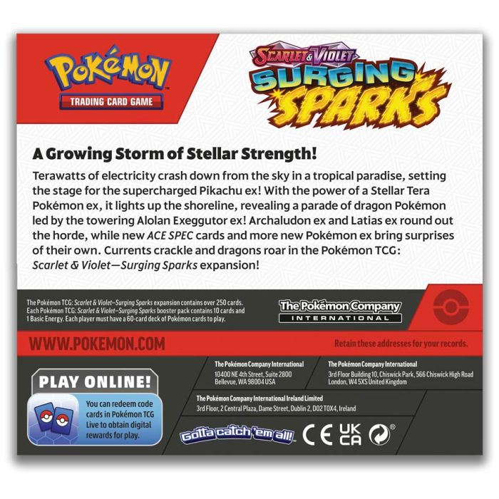 [PREORDER] Pokémon TCG: Scarlet & Violet 8: Surging Sparks: Booster Box