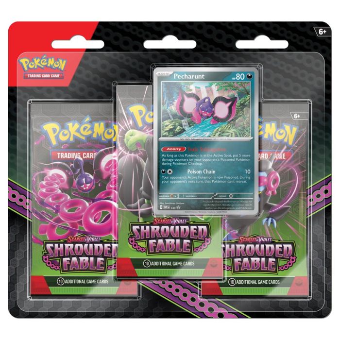 Pokémon TCG: Scarlet & Violet 6.5: Shrouded Fable: 3-Booster Blister