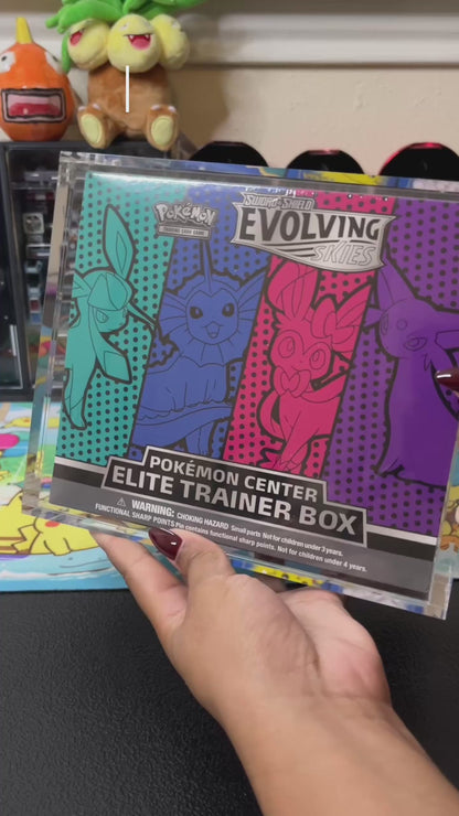 Premium Pokémon Elite Trainer Box Protective Display Acrylic Case Version 2
