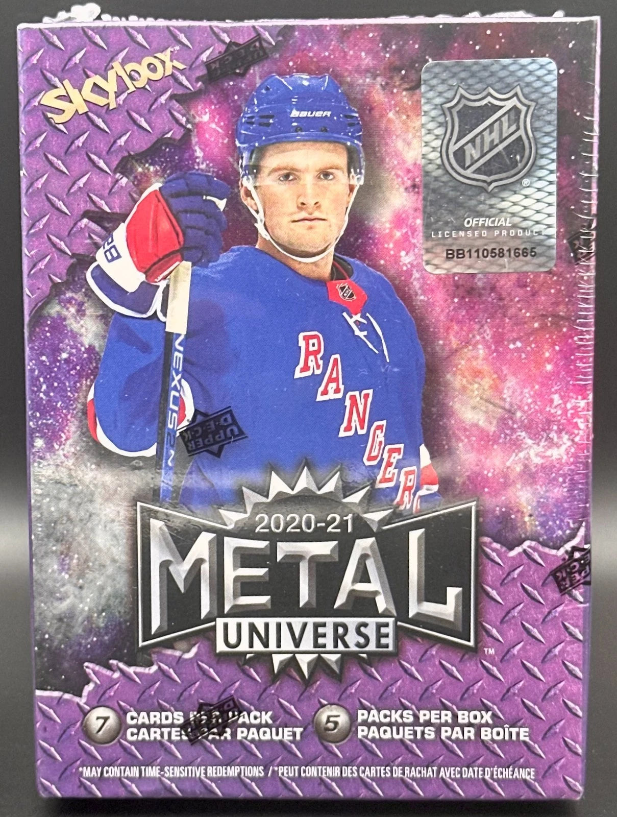 2020-21 Upper Deck NHL Skybox Metal Universe Hockey BLASTER Box