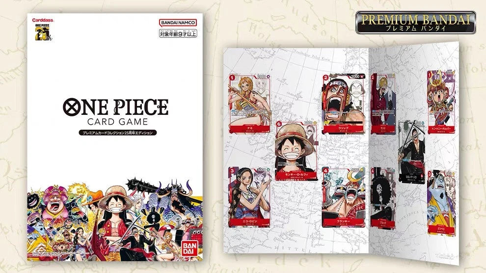 (Japanese) One Piece TCG: 25th Anniversary Premium Card Collection Promo Set
