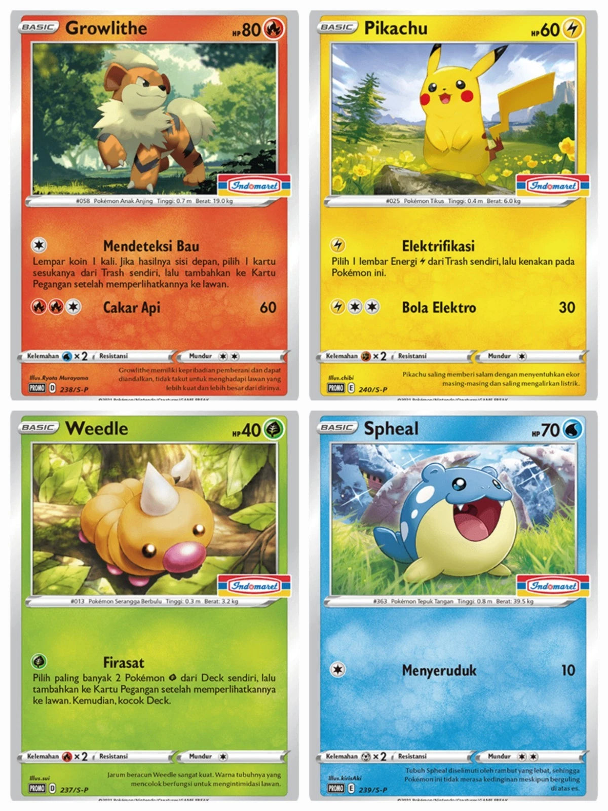 (Indonesian) Pokémon TCG: 2021 Indomaret Promo Pack (Random)
