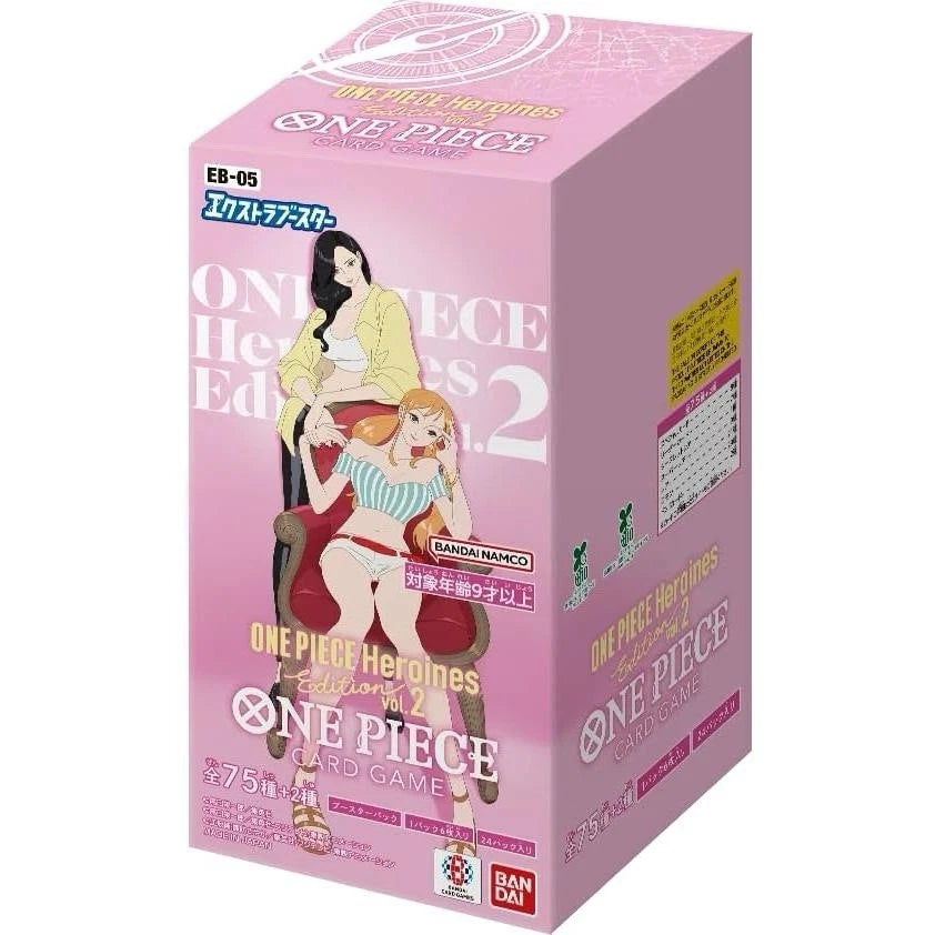 [PREORDER SHIP BY 11/20/26] (Japanese) One Piece TCG: Heroines Edition Vol.2 EB-05 Booster Box