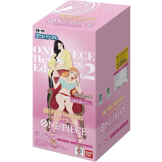 [PREORDER SHIP BY 11/20/26] (Japanese) One Piece TCG: Heroines Edition Vol.2 EB-05 Booster Box