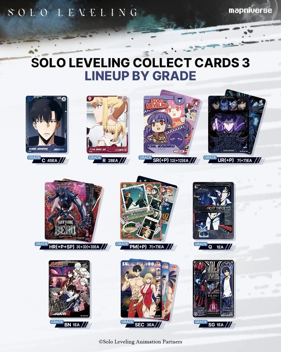 [PREORDER SHIP BY 4/1/26] (Korean) Mapniverse Solo Leveling CCG: Collect Cards Vol. 3 Booster Box