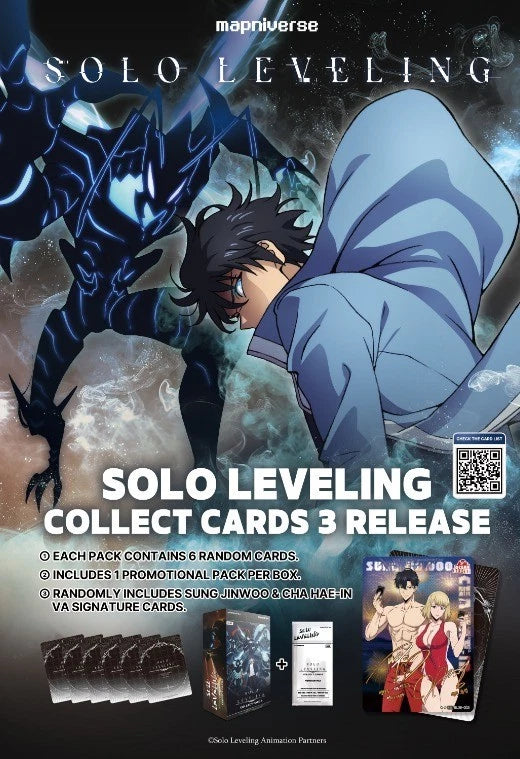 [PREORDER SHIP BY 4/1/26] (Korean) Mapniverse Solo Leveling CCG: Collect Cards Vol. 3 Booster Box