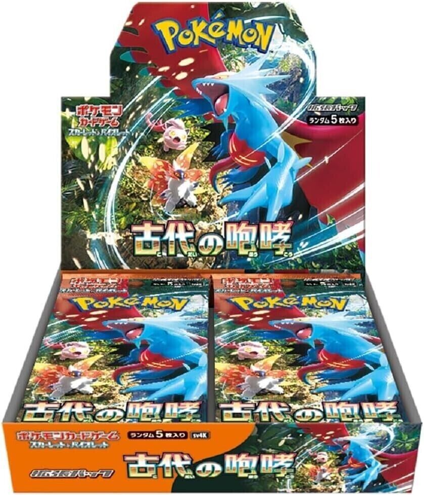 Pokémon TCG Scarlet & Violet Japanese BOOSTER BOX - Ancient Roar SV4K