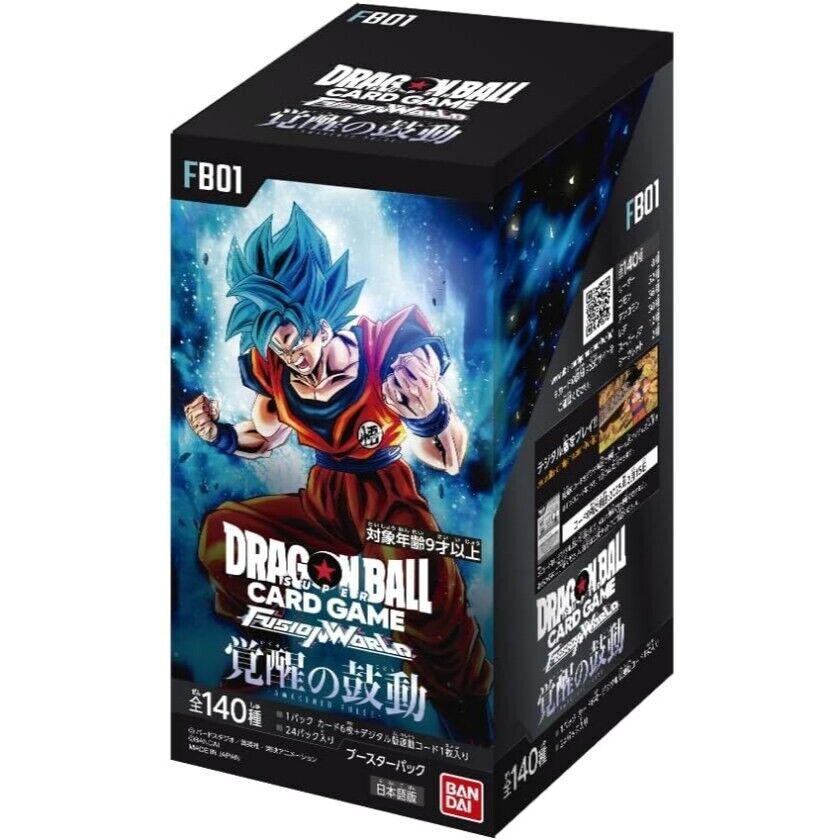 Bandai Japanese Dragon Ball Super TCG Fusion World Awakened Pulse FB01 Booster Box