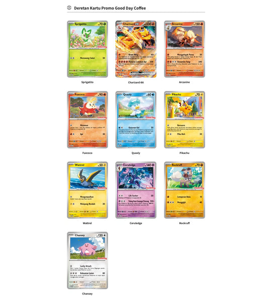 (Indonesian) Pokémon TCG: Good Day Promo Pack